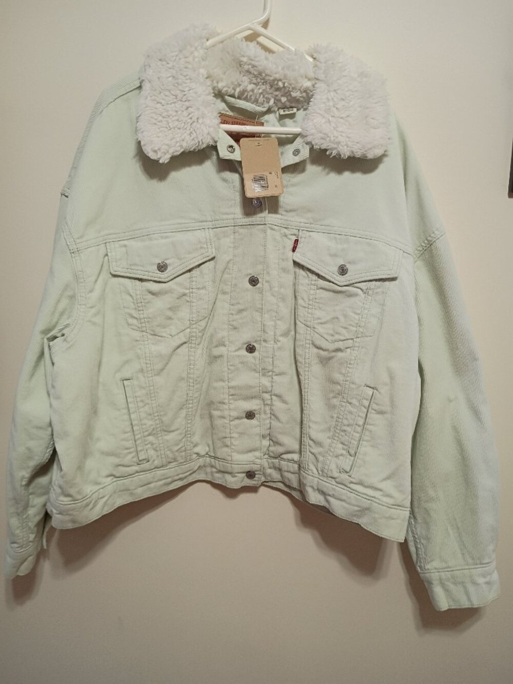Levi's Sherpa Lined Corduroy Trucker Jacket Size 2XL NWT